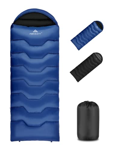 LAMA Schlafsack 220x75cm - Wasserdichter 3-Jahreszeiten Schlafsack Für Camping Bis -10°C